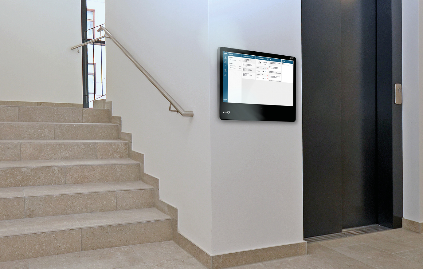 Information board entrance Information board entrance