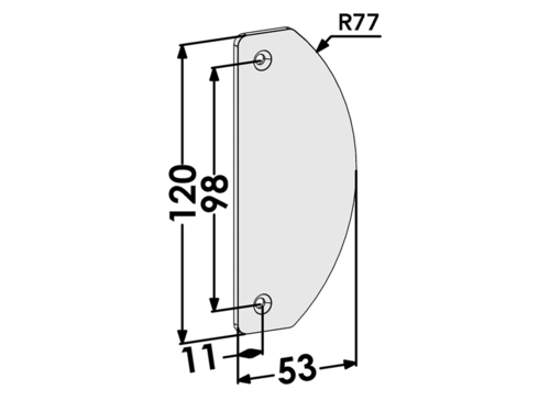 STEP Täckplåt ST3058 STEP Täckplåt ST3058