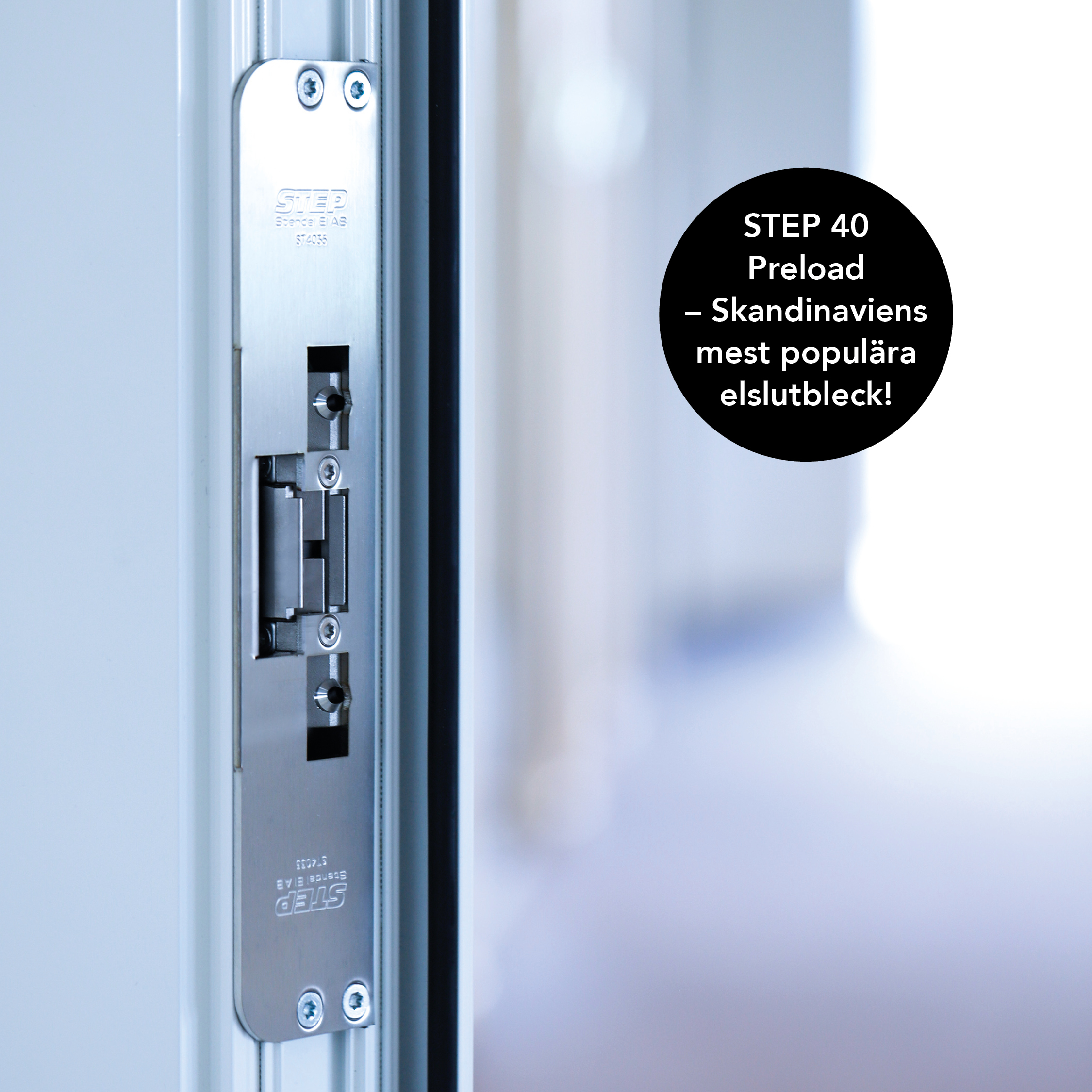 STEP 40 Preload monterad i karm STEP 40 Preload monterad i karm
