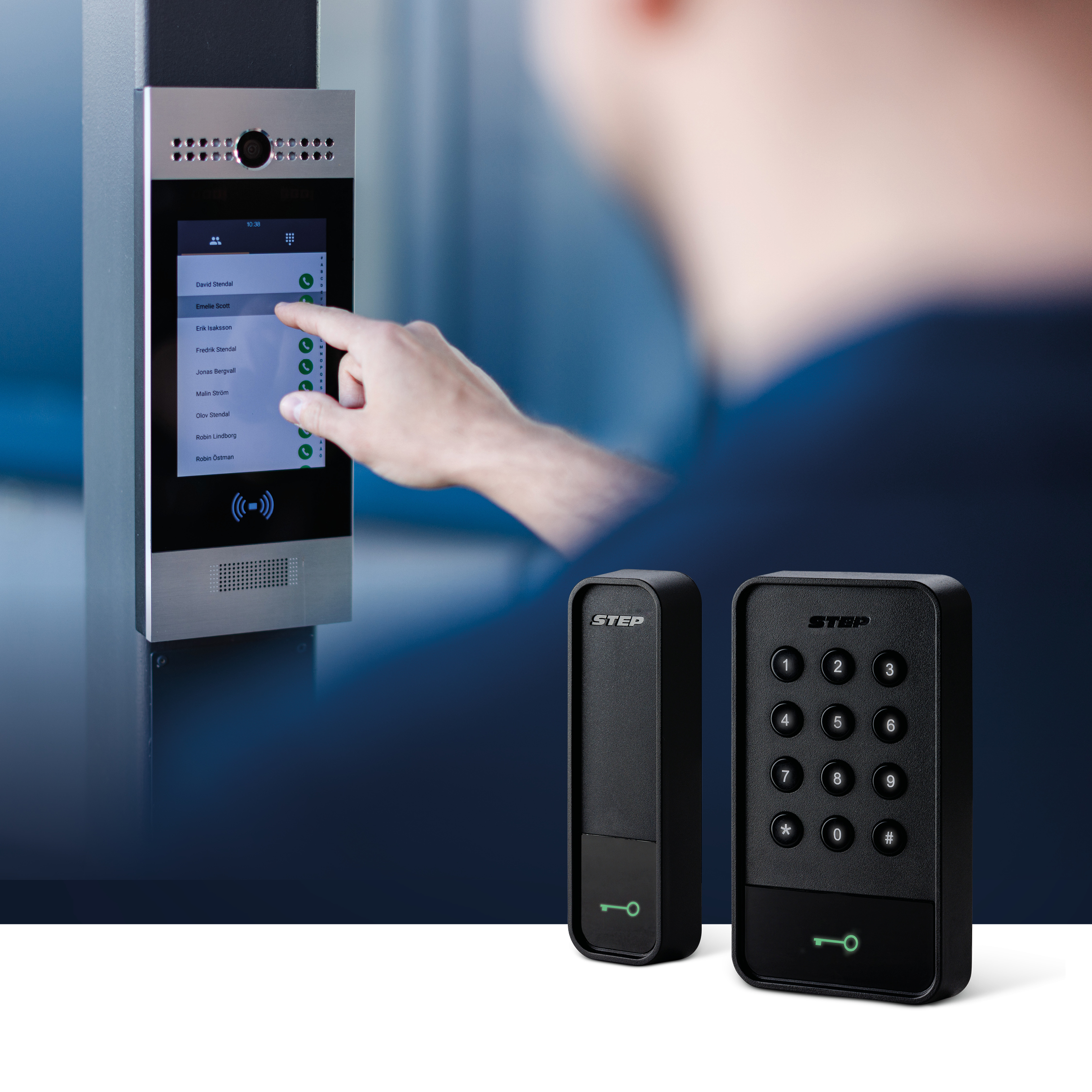 StepLock Access porttelefon och kortläsare StepLock Access porttelefon och kortläsare