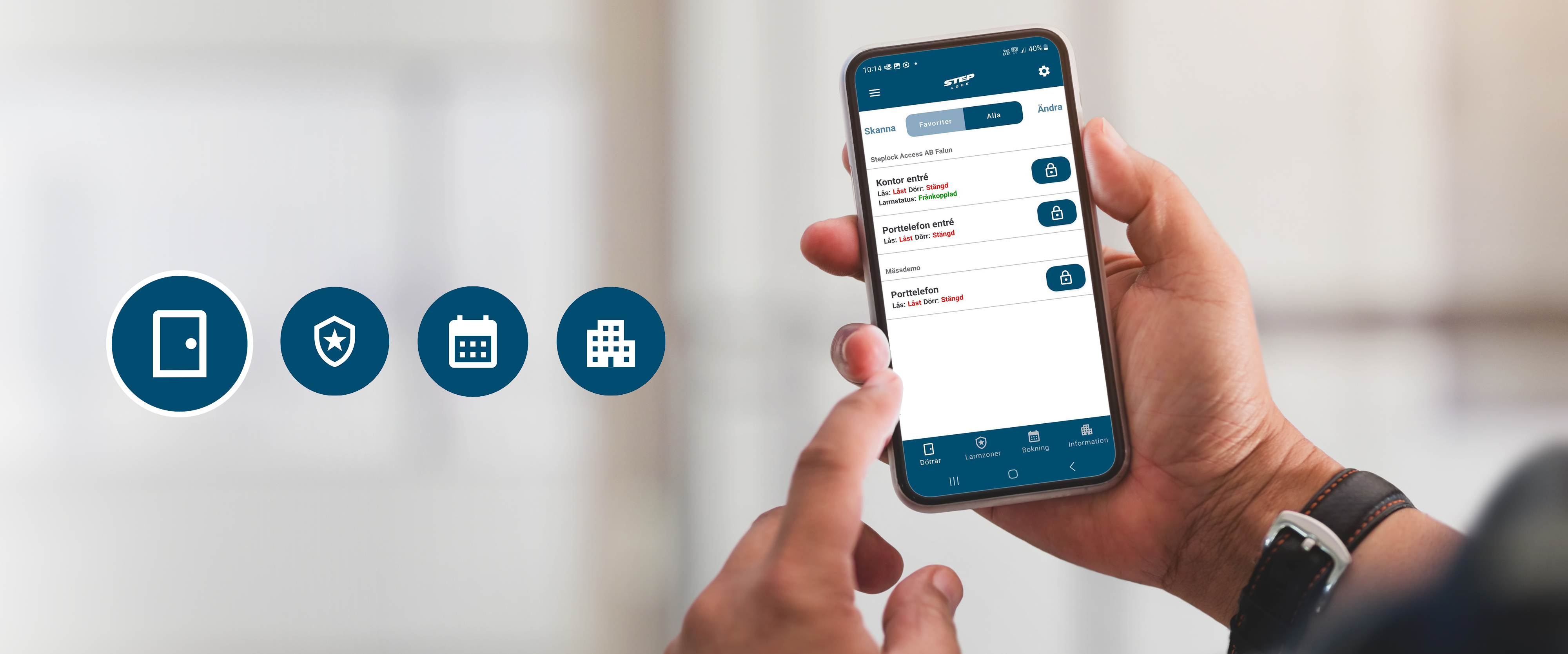 StepLock app