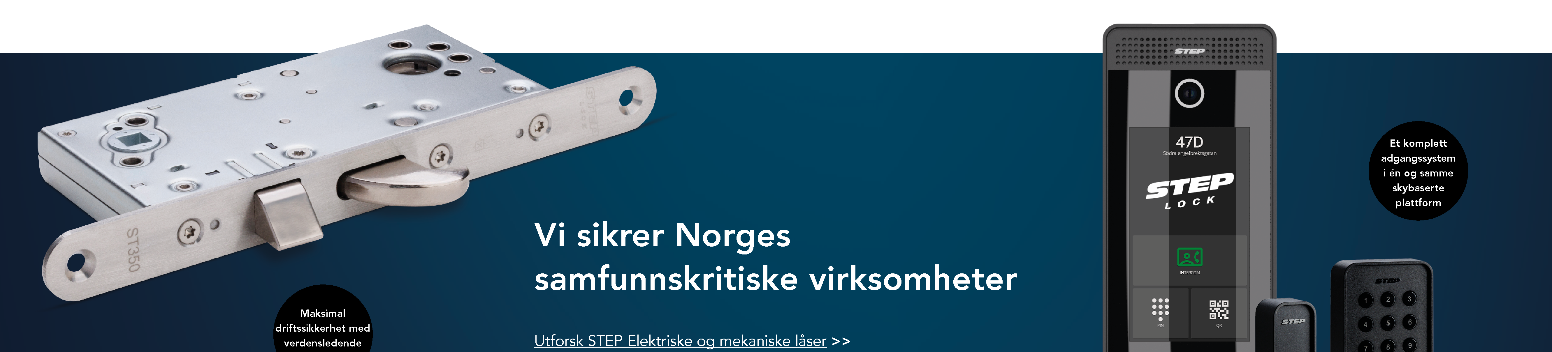 Utforsk STEP elektriske og mekaniske låser Utforsk STEP elektriske og mekaniske låser